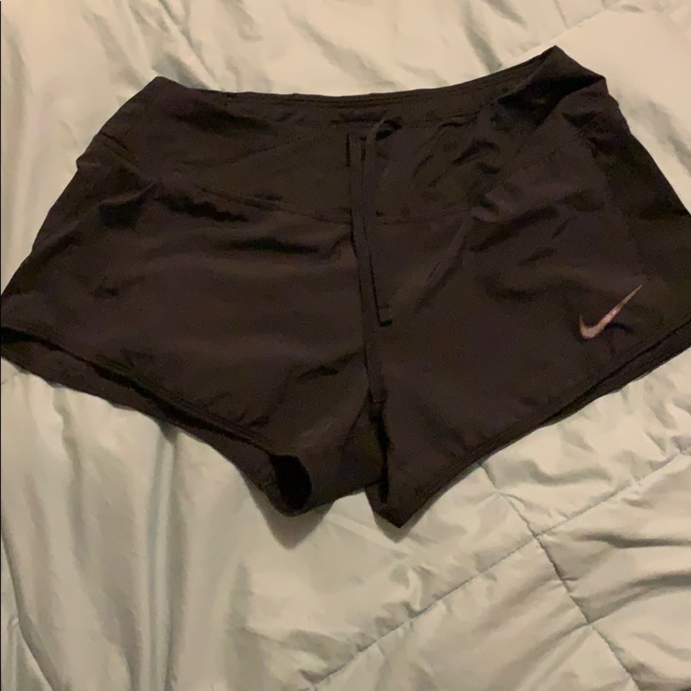 Nike black running shorts